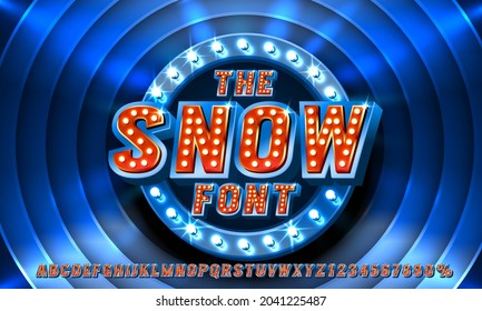 Show font set collection, letters and numbers symbol. Vector illustration - Shutterstock ID 2041225487