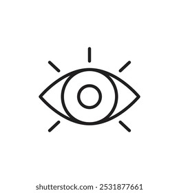 Show icon Simple thin outline