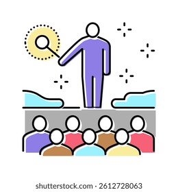 show magic color icon vector. show magic sign. isolated symbol illustration