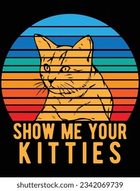 Show me your kitties EPS file for cutting machine. You can edit and print this vector art with EPS editor.