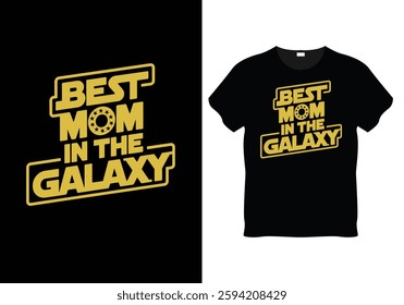 Show Mom she's out of this world with this "Best Mom in the Galaxy" tee! Distressed design, perfect for Mother's Day.