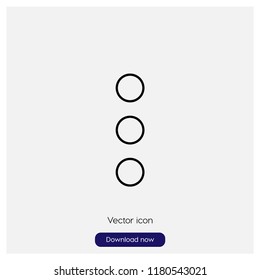 Show more button sign icon in trendy flat style isolated on grey background, modern symbol vector illustration for web
