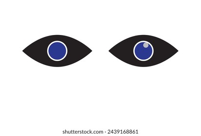 Show password icon, eye symbol. Vector vision hide from watch icon. Secret view web design element