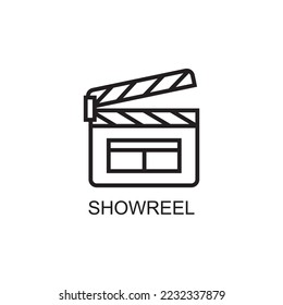 show reel icon , movie icon