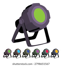 show spotlight stage cartoon. audience lights, actress drama, ing ed show spotlight stage sign vector 