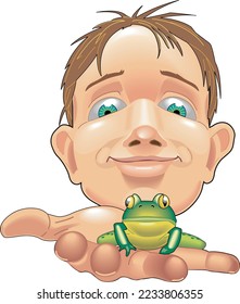 Show and Tell Vector Illustration