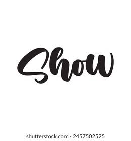 show text on white background.