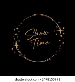 Zeige Zeit mit kreativem Schriftdesign.