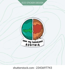 Show your dedication to Austria's ecology with our eco-sticker, a reminder to preserve our homelands beauty. 