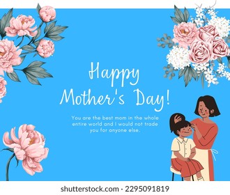 Show your love and appreciation for Mom with this beautiful collection of Mother's Day vectors. From heartfelt messages to blooming flowers, this set has everything you need to make her day special.