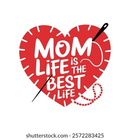 Show your mom pride with our 'Mom Life Is the Best Life' t-shirt. Soft, stylish, and perfect for everyday wear, it’s a must-have for celebrating the joy of motherhood!