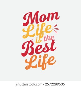 Show your mom pride with our 'Mom Life Is the Best Life' t-shirt. Soft, stylish, and perfect for everyday wear, it’s a must-have for celebrating the joy of motherhood!