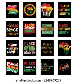 Show your support for Black History Month with this awesome t-shirt design! 