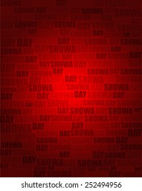 Showa Day with same text on red gradient background.
