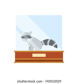 showcase with animal icon