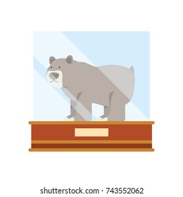 showcase with animal icon