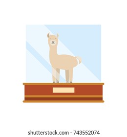 showcase with animal icon