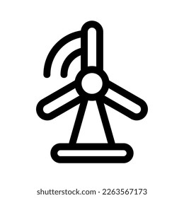 Showcase the beauty and elegance of your design with this stunning Black and White wind turbine Icon. Perfect for graphic designs, logos, mobile apps, posters and more. 
