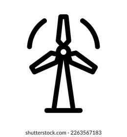Showcase the beauty and elegance of your design with this stunning Black and White wind turbine Icon. Perfect for graphic designs, logos, mobile apps, posters and more. 
