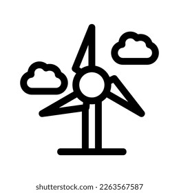 Muestra la belleza y elegancia de tu diseño con este impresionante icono de turbina eólica en blanco y negro. Perfecto para diseños gráficos, logos, aplicaciones móviles, afiches y más. 
