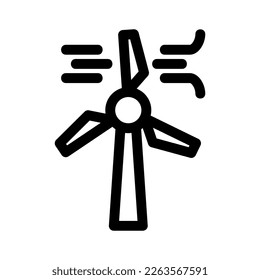 Showcase the beauty and elegance of your design with this stunning Black and White wind turbine Icon. Perfect for graphic designs, logos, mobile apps, posters and more. 
