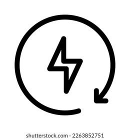 Showcase the beauty and elegance of your design with this stunning Black and White renewable energy Icon. Perfect for graphic designs, logos, mobile apps, posters and more. 
