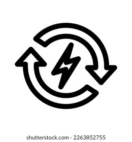 Showcase the beauty and elegance of your design with this stunning Black and White renewable energy Icon. Perfect for graphic designs, logos, mobile apps, posters and more. 
