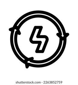 Showcase the beauty and elegance of your design with this stunning Black and White renewable energy Icon. Perfect for graphic designs, logos, mobile apps, posters and more. 

