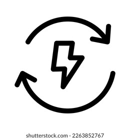Showcase the beauty and elegance of your design with this stunning Black and White renewable energy Icon. Perfect for graphic designs, logos, mobile apps, posters and more. 
