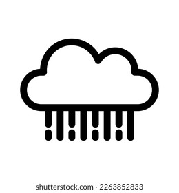 Showcase the beauty and elegance of your design with this stunning Black and White rain Icon. Perfect for graphic designs, logos, mobile apps, posters and more. 
