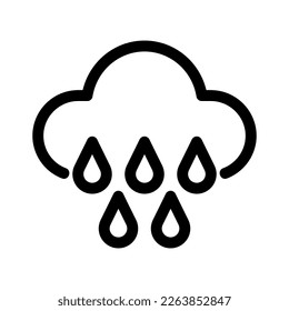 Showcase the beauty and elegance of your design with this stunning Black and White rain Icon. Perfect for graphic designs, logos, mobile apps, posters and more. 
