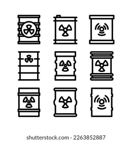 Showcase the beauty and elegance of your design with this stunning Black and White radioactive waste Icon. Perfect for graphic designs, logos, mobile apps, posters and more. 
