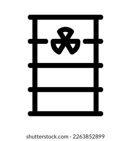 Showcase the beauty and elegance of your design with this stunning Black and White radioactive waste Icon. Perfect for graphic designs, logos, mobile apps, posters and more. 
