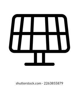 Showcase the beauty and elegance of your design with this stunning Black and White solar panel Icon. Perfect for graphic designs, logos, mobile apps, posters and more. 
