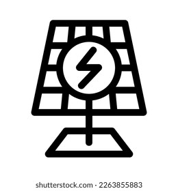 Showcase the beauty and elegance of your design with this stunning Black and White solar panel Icon. Perfect for graphic designs, logos, mobile apps, posters and more. 
