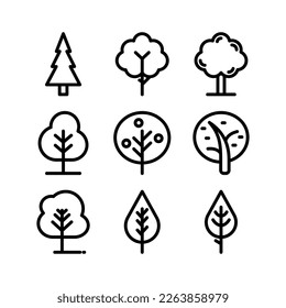 Showcase the beauty and elegance of your design with this stunning Black and White tree Icon. Perfect for graphic designs, logos, mobile apps, posters and more. 
