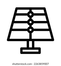Showcase the beauty and elegance of your design with this stunning Black and White solar panel Icon. Perfect for graphic designs, logos, mobile apps, posters and more. 

