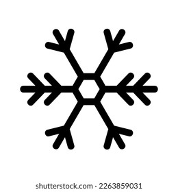 Showcase the beauty and elegance of your design with this stunning Black and White snowflake Icon. Perfect for graphic designs, logos, mobile apps, posters and more. 
