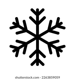 Showcase the beauty and elegance of your design with this stunning Black and White snowflake Icon. Perfect for graphic designs, logos, mobile apps, posters and more. 
