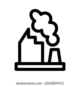 Muestra la belleza y elegancia de tu diseño con este impresionante ícono de contaminación en blanco y negro. Perfecto para diseños gráficos, logos, aplicaciones móviles, afiches y más. 
