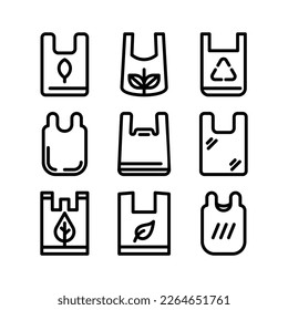 Showcase the beauty and elegance of your design with this stunning Black and White plastic bag Icon. Perfect for graphic designs, logos, mobile apps, posters and more. 
