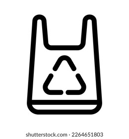 Showcase the beauty and elegance of your design with this stunning Black and White plastic bag Icon. Perfect for graphic designs, logos, mobile apps, posters and more. 
