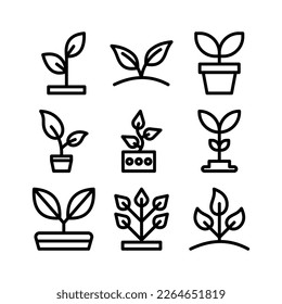 Showcase the beauty and elegance of your design with this stunning Black and White plant Icon. Perfect for graphic designs, logos, mobile apps, posters and more. 
