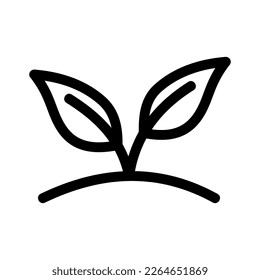 Showcase the beauty and elegance of your design with this stunning Black and White plant Icon. Perfect for graphic designs, logos, mobile apps, posters and more. 
