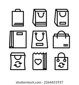 Showcase the beauty and elegance of your design with this stunning Black and White paper bag Icon. Perfect for graphic designs, logos, mobile apps, posters and more. 

