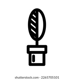 Showcase the beauty and elegance of your design with this stunning Black and White nature Icon. Perfect for graphic designs, logos, mobile apps, posters and more. 
