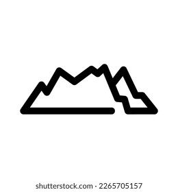 Showcase the beauty and elegance of your design with this stunning Black and White mountain Icon. Perfect for graphic designs, logos, mobile apps, posters and more. 
