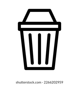Muestra la belleza y la elegancia de tu diseño con este impresionante icono negro y blanco de la basura. Perfecto para diseños gráficos, logos, aplicaciones móviles, afiches y más. 
