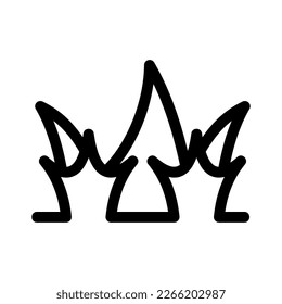 Showcase the beauty and elegance of your design with this stunning Black and White grass Icon. Perfect for graphic designs, logos, mobile apps, posters and more. 
