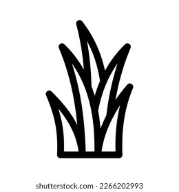 Showcase the beauty and elegance of your design with this stunning Black and White grass Icon. Perfect for graphic designs, logos, mobile apps, posters and more. 
